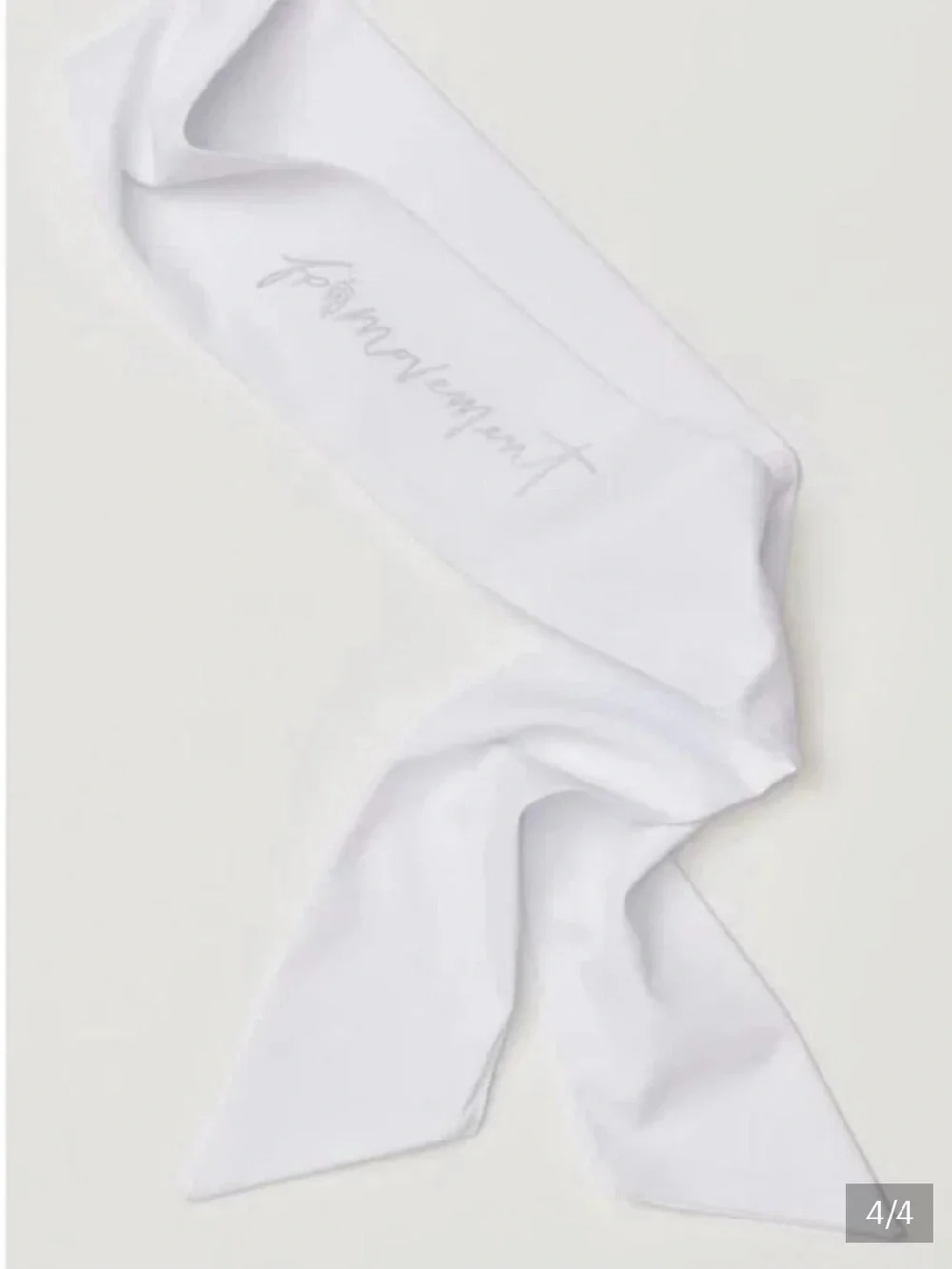 Free People Tie Game Soft Headband. NWT. White.